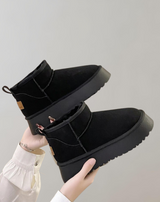 Lysa - Stiefelette Flats Plattform Damen