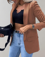 Antonia – Damen-Langarmshirt mit Revers