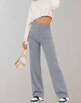 Rika™ - Elastische Freizeithose mit hoher Taille