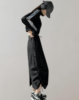 Femke - Midi Skirts Cargo Hipster