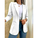 Travine – Vintage-Damenblazer ohne Schnalle