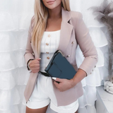 Clarita – Vintage-Damenblazer, zweireihig