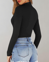 Freya - Damen-Body mit Stehkragen