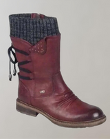 Krizzia - Women Winter Mid-Calf Stiefel Winterschuhe