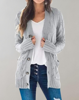 Petra – Strickmantel aus Baumwolle