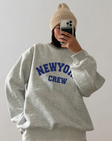 Kassia - Vintage Letter Print Frauen Sweatshirt