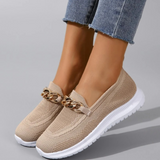 Len – Einfarbige, atmungsaktive Loafer aus Mesh