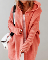 Hannah - Pullover Lange Strickjacke