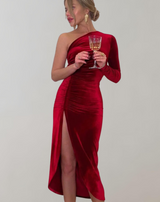 Ingrid - Elegantes Abend-Midikleid für Damen
