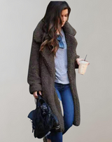 Alena – Eleganter langer Damenmantel