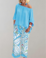 Alida - Damen Oberteile Hosenanzug Freizeit