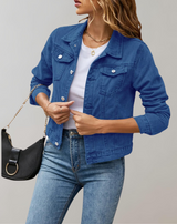 Neele - Lässige Langarm Revers solide