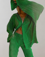 Nala - Frauen plissiert 2 Stück Hose Set