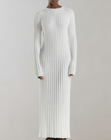 Amalia™ - Damen Gestricktes Midikleid