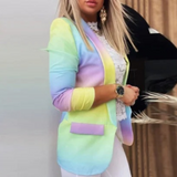 Antonia – Batik-Blazer-Streetwear-Mantel für Damen