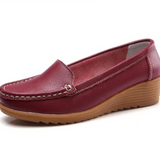 Jelo – drahtgewebte Leder-Loafer mit flacher Sohle