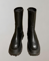 Sanne - Oberschenkelhohe Stiefel Reißverschluss