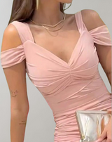 Jessa - schulterfreies Abendkleid