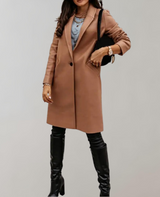 Silvia – Warme lange Manteljacke