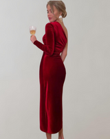 Ingrid - Elegantes Abend-Midikleid für Damen