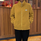 Caisa | Warme Teddyjacke mit Reißverschluss