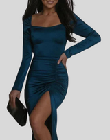 Luella - Luxuriöses langes Abendkleid aus Samt