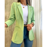 Travine – Vintage-Damenblazer ohne Schnalle
