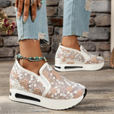 Mabs – atmungsaktive, mit Mesh bestickte Damen-Sneaker