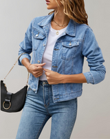 Neele - Lässige Langarm Revers solide