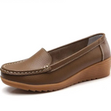 Jelo – drahtgewebte Leder-Loafer mit flacher Sohle