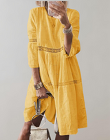 Kath - Elegantes besticktes Kleid