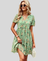 Alysia - Minikleid mit Blumendruck