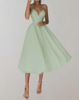 Daniza - Ärmellosesi Damen Elegantes s Kleid