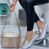 Lou – rutschfeste Damen-Loafer mit Keilsohle und Farbverlauf