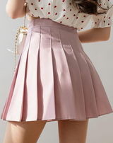 Klara - Weiße Damen Faltenröcke Sommer