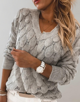 Mathilda - Damen Pullover mit langen Ärmeln