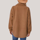 Bellatrix - Plüschjacke mit Reverskragen