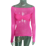 Irma | Oberteil mit abgeschnittener Schulter