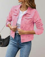 Neele - Lässige Langarm Revers solide