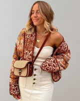 Cornelia - Steppjacke Langer Schlagarm