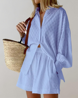 Badeth - Damen Homewear Jacquard-Stoff