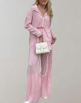 Nala - Frauen plissiert 2 Stück Hose Set