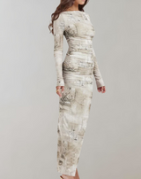 Thelma™ Kleid mit langen Ärmeln