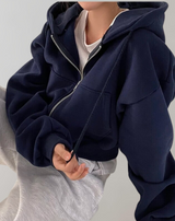 Yara - Frauen Solid Hooded Sweatshirt