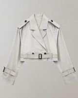 Saskia - Herbstlicher Trenchcoat Ärmeln