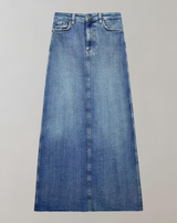 Melissa - Blauer Denim Rock Taschen