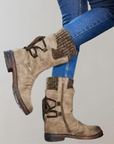 Krizzia - Women Winter Mid-Calf Stiefel Winterschuhe