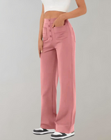 Rika™ - Elastische Freizeithose mit hoher Taille