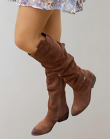 Lisa - Hohe Stiefel Wildleder Dame