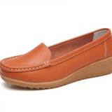 Jelo – drahtgewebte Leder-Loafer mit flacher Sohle